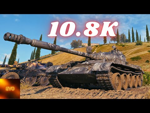 T-62A  10.8K Damage  & 121 - 13K Damage World of Tanks