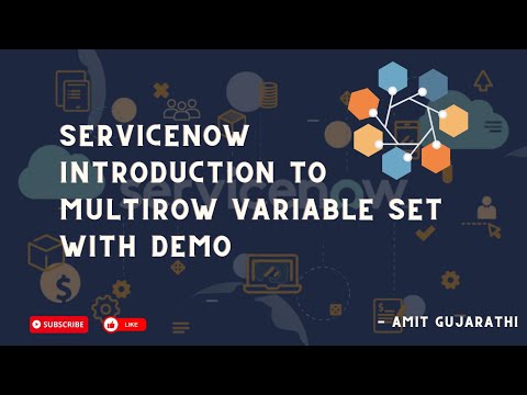 Servicenow Multi Row Variable Set
