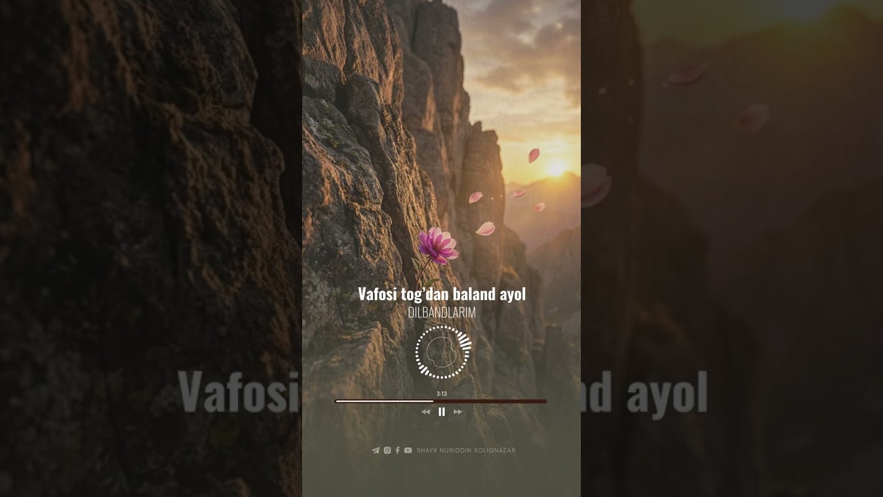 Vafosi tog‘dan baland ayol🎙 Shayx Nuriddin Xoliqnazar hazratlari
