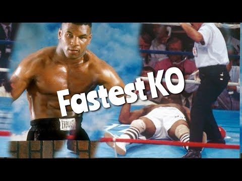 fastest KO of kid dynamite mike tyson