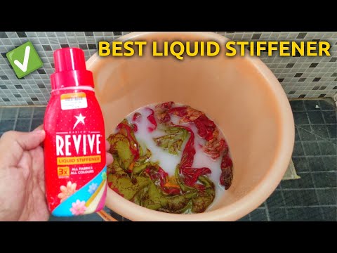 Revive instant starch Review | How to starch clothes | How to use Revive Liquid stiffener | Revive