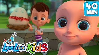 Humpty Dumpty +  Nursery Rhymes Collection | LooLoo KIDS | Kids Songs