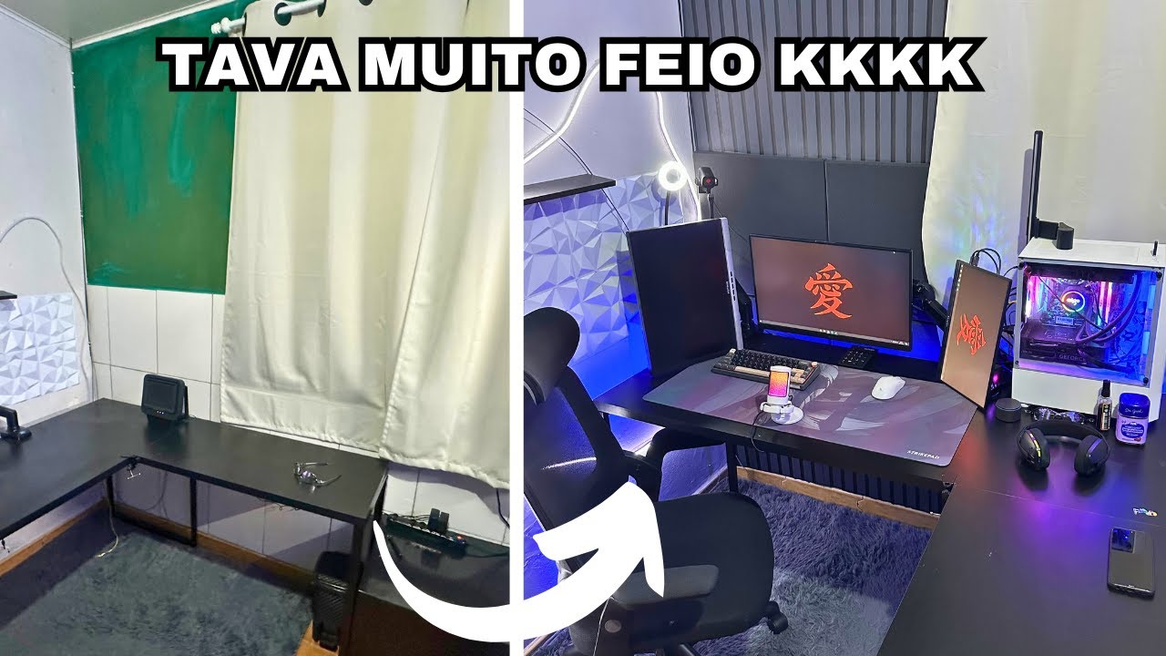 Transformando meu Setup de Pobre em um Estúdio KKKK
