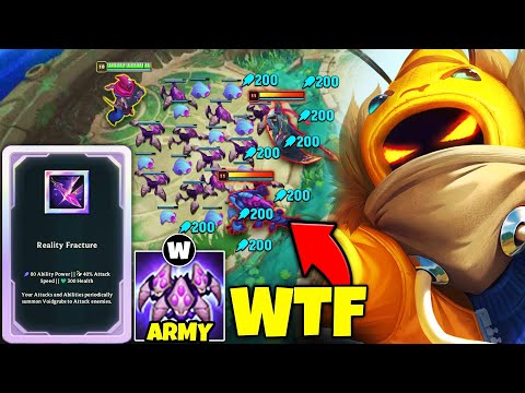 When Malzahar summons an army of 10,000 creatures in Arena... (GRUBS + VOIDLINGS)
