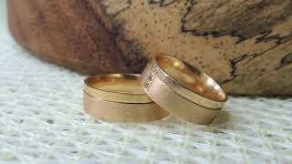 Vídeo de Aliança Montevidéu Ouro 18k 6mm