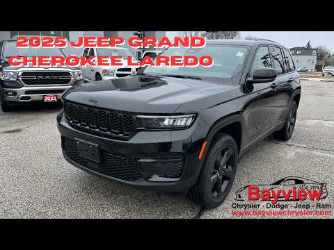 2025 Jeep Grand Cherokee in Black for sale at Bayview Chrysler Dodge Jeep Ram in Sarnia, ON