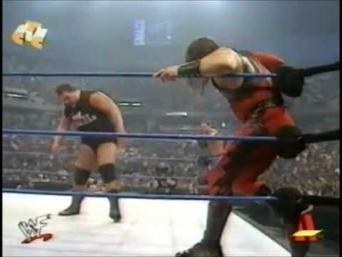 The Rock & Kane Vs. Big Show & Chris Benoit HD Highlights - Smackdown 2000