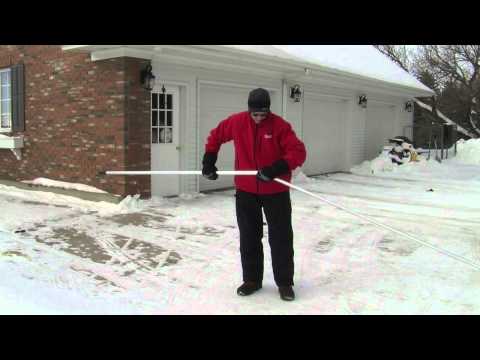 STRUCTRON All Aluminum 16' x 22in Wide 3-Piece Roof Rake Model# RR-25