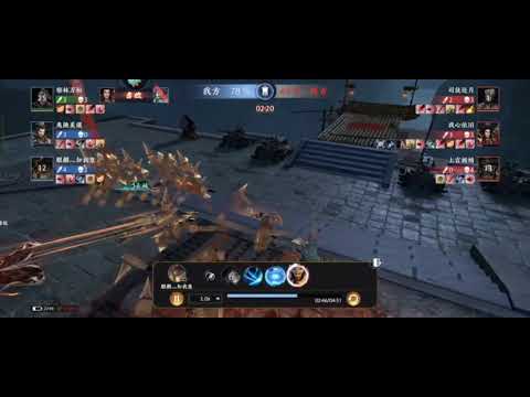 Gan Ning vs Zhuge Liang and Lu Bu at Supremacy Rush PVP - Dynasty Legends 2