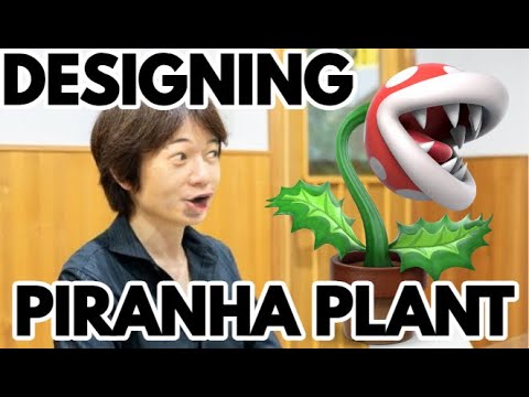 Sakurai when Designing Piranha Plant