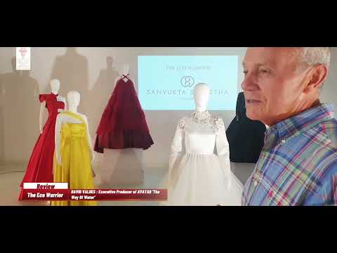 AVATAR's Executive Producer David Valdes praises Eco Designer Sanyukta Shrestha
