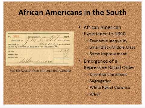 Origins of Jim Crow, Part 1