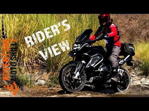 Dry River Bed Rocks Fun On Adventure Motorcycle - Riding BMW R1200GS & R1250GS On Wadi Trails