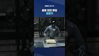 냉장고 옮기고 사람과 택배작업 경쟁하고‥로봇 현장 투입 초읽기 #Shorts (MBC뉴스)