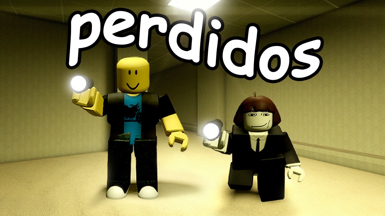 2 MEDROSOS perdidos nas backrooms do ROBLOX