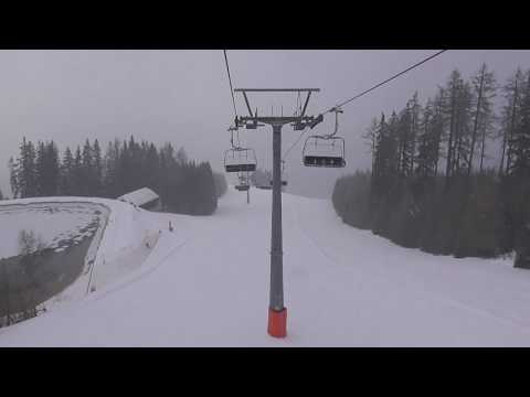 Die Klösterlebahn II in Annenheim/Klösterle (4-CLD - Doppelmayr) am 13.12.2018