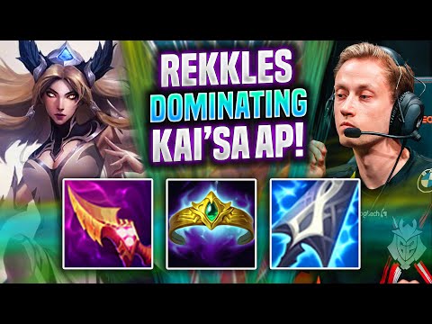 REKKLES DOMINATING WITH KAI'SA AP! - KC Rekkles Plays Kai'sa ADC vs Jhin! | Season 2022