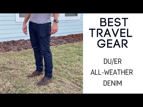Best Travel Pants: DUER All Weather Denim Review