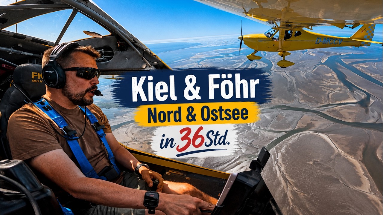 Unser Flug nach Kiel und Föhr | Pilot Frank