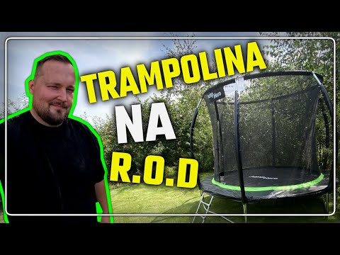 Jump Hero garden trampoline on the ROD plot | Installation