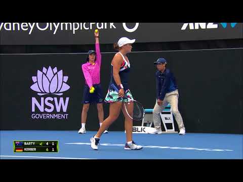 Kerber v Barty match highlights (Final) | Sydney International 2018