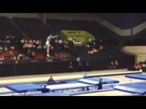 Maggie Gallagher 2014 Trampoline Worlds Optional Routine