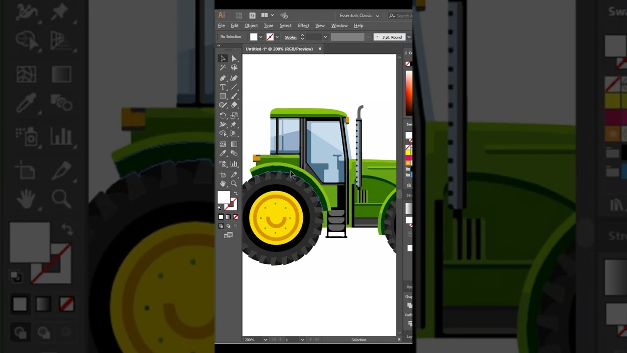 Convert Raster Image into Vector | Adobe Illustrator