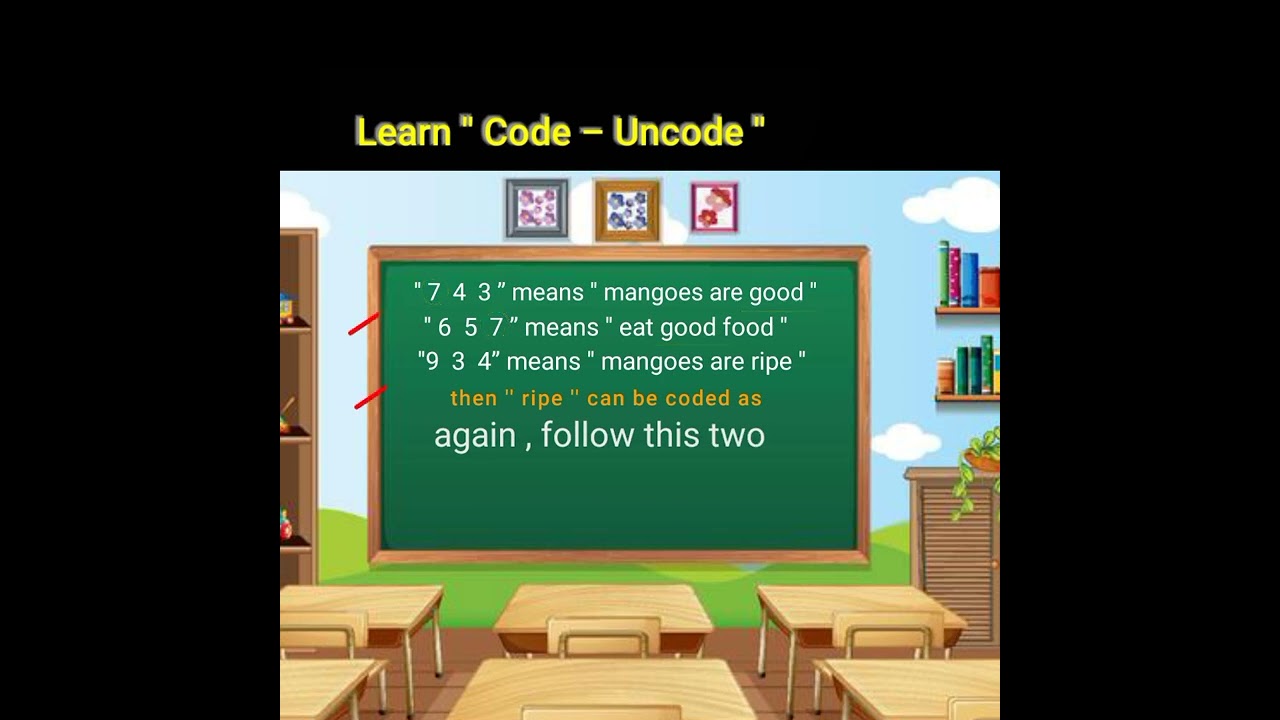 coding - Decoding solving |