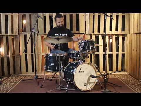 Sonor Vintage Series Vintage Black Slate Bop Drum Set - 18x14, 12x8, 14x12, 14x5