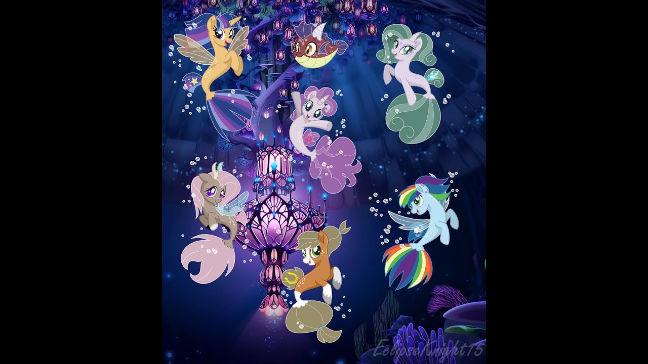 [Speedpaint] Future mane 6 as seaponies (Mega speedpaint!)