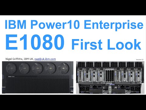 IBM Power10 E1080 First Look