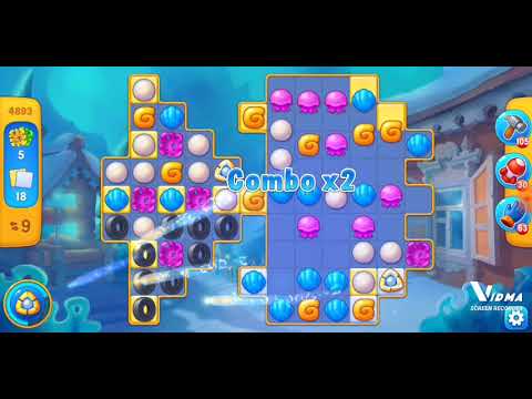 Fishdom. 4893 level no boosters and diamonds