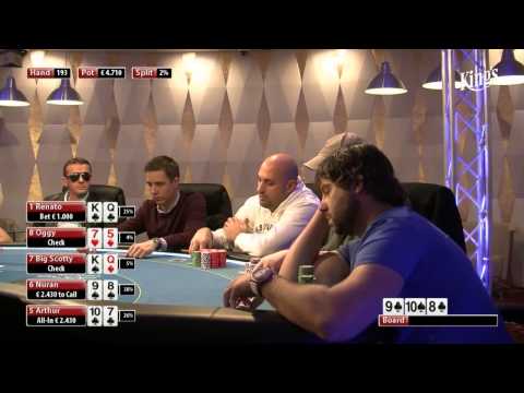 CASH KINGS E07 - Highlight - KQ vs T7 - Live cash game poker show