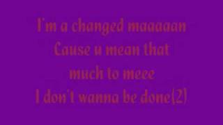 Chris Brown - Changed Man W/ Lyrics