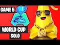 Fortnite World Cup SOLO Game 5 Highlights [Fortnite World Cup Highlights]