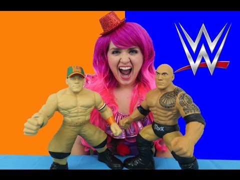 WWE John Cena & The Rock 3 Count Crushers | TOY REVIEW | KiMMi THE CLOWN