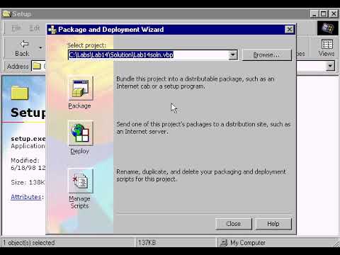 Vb6 Package And Deployment Wizard Lab
