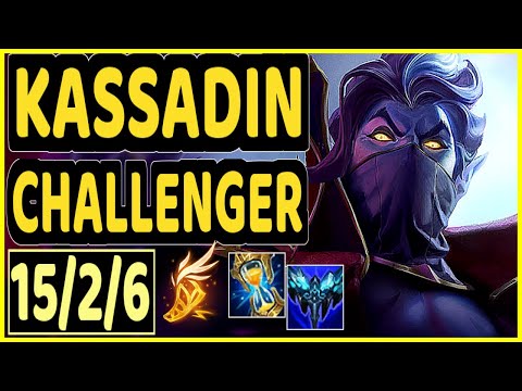 NOMANZ (KASSADIN) - 15/2/6 KDA CHALLENGER GAMEPLAY - EUW