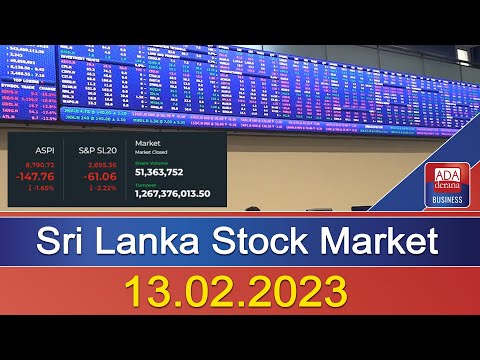 Sri Lanka Stock Market 13.02.2023