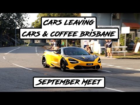 Crazy Modified Cars Leaving Cars and Coffee Brisbane - September Meet | Burnouts, Skids and More!