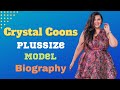 Crystal Coons Canadian American Plus Size Model Curvy Outfits Fashion Model Biography Facts