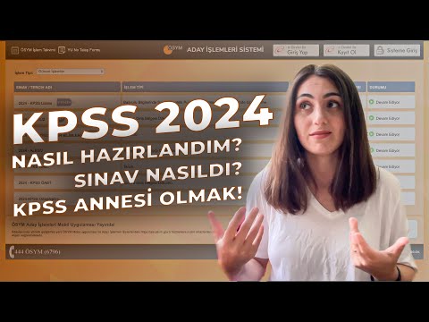 KPSS 2024 SÜRECİM I SINAV NASILDI? I 90+ HEDEF I BEBEK İLE SINAVA HAZIRLANMAK #KPSS2024