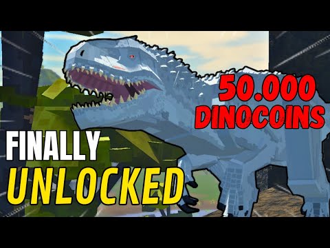 I FINALLY UNLOCKED the INDOMINUS REX! Worth 50K Dinocoins? | Jurassic Blocky