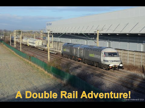 'A Double Rail Adventure!'   Trains On The WCML 2023   DIRFT, 19th January