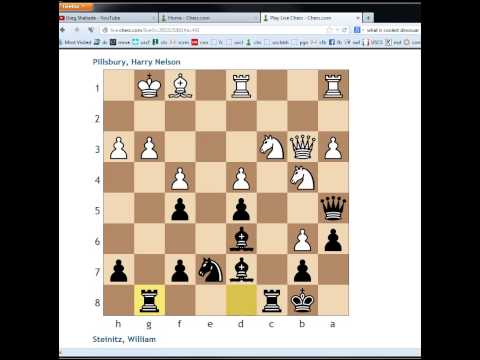 Key Moments in Chess History #84: Hastings 1895 - Pillsbury vs Steinitz