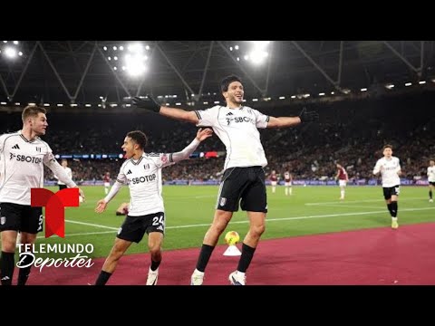 Gol de cabeza de Raúl Jiménez - West Ham vs. Fulham | Premier League | Telemundo Deportes