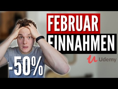 Udemy Einnahmen Februar