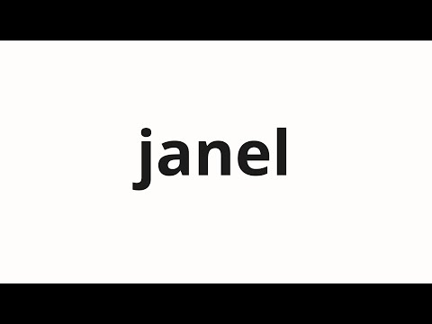 How to pronounce janel | 자넬 (Zinel in Korean)