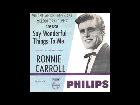 1963 Ronnie Carroll - Say Wonderful Things
