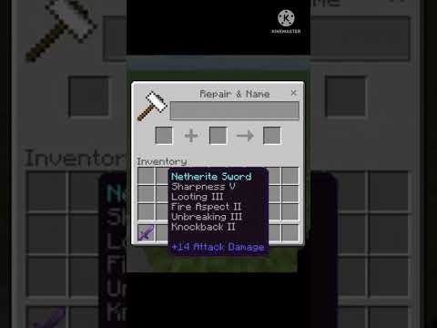 ABU X PRO - HOW TO MEKE YOUR MINECRAFT SWORD OVERPOWERED  ENCHANTMENTS THAT WILL BLOW YOUR MIND #shorts #video